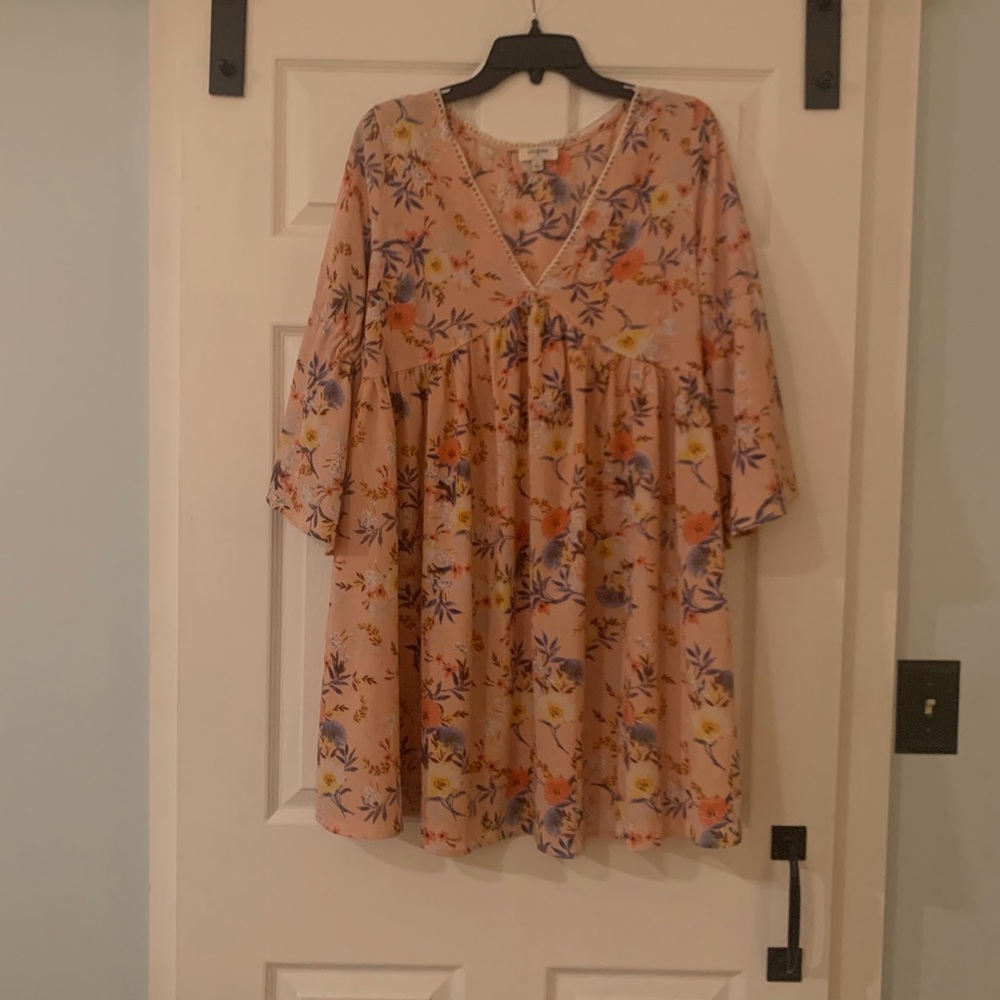 Umgee pink tunic / mini dress